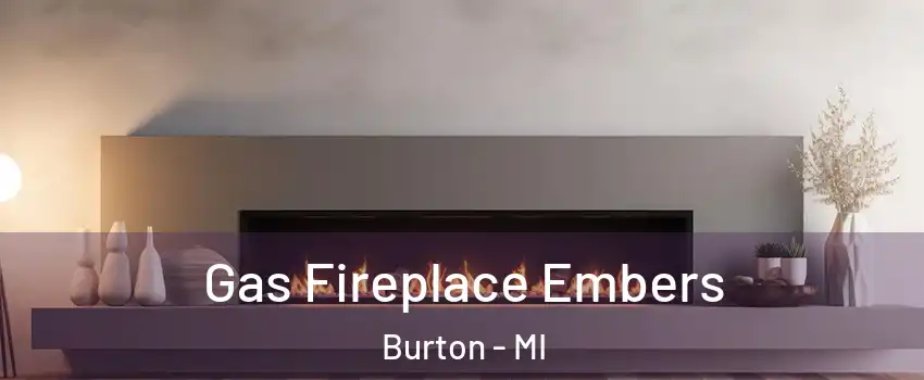  Gas Fireplace Embers Burton - MI