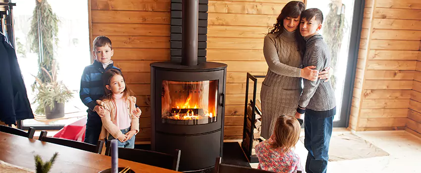 Morso Cast Iron Fireplace Insert Installation in Burton, Michigan