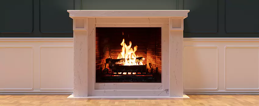 Open Flame Wood-Burning Fireplace Installation Services in Burton, Michigan