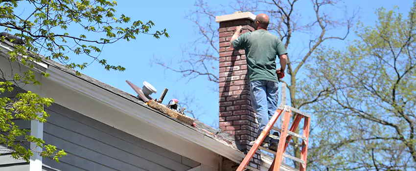 Vinyl and PVC Chimney Flashing Installation in Burton, MI