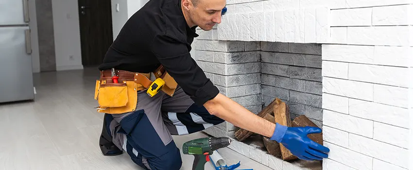 Fireplace Damaged Damper Frame Repair Services in Burton, Michigan