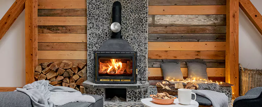 Thelin Hearth Products Direct Vent Gas Stove Fireplace Inspection in Burton, Michigan